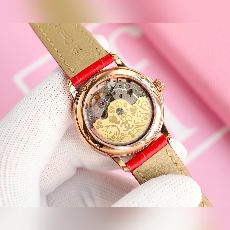 女款_香奈兒 女款 西鐵城機械腕表如期獻上。精、簡、薄是這款情侶的亮點所在。【機芯】