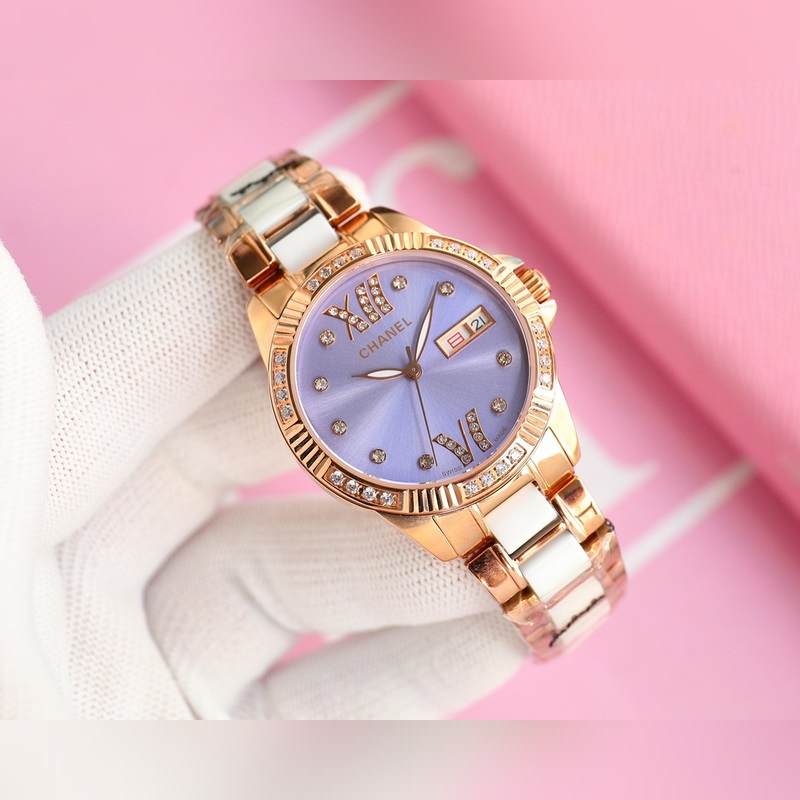 女款_香奈兒 女款 西鐵城機(jī)械腕表如期獻(xiàn)上。精、簡(jiǎn)、薄是這款情侶的亮點(diǎn)所在。【機(jī)芯】