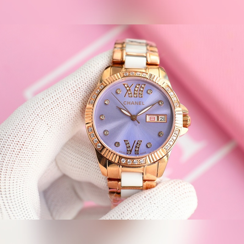 女款_香奈兒 女款 西鐵城機(jī)械腕表如期獻(xiàn)上。精、簡(jiǎn)、薄是這款情侶的亮點(diǎn)所在。【機(jī)芯】