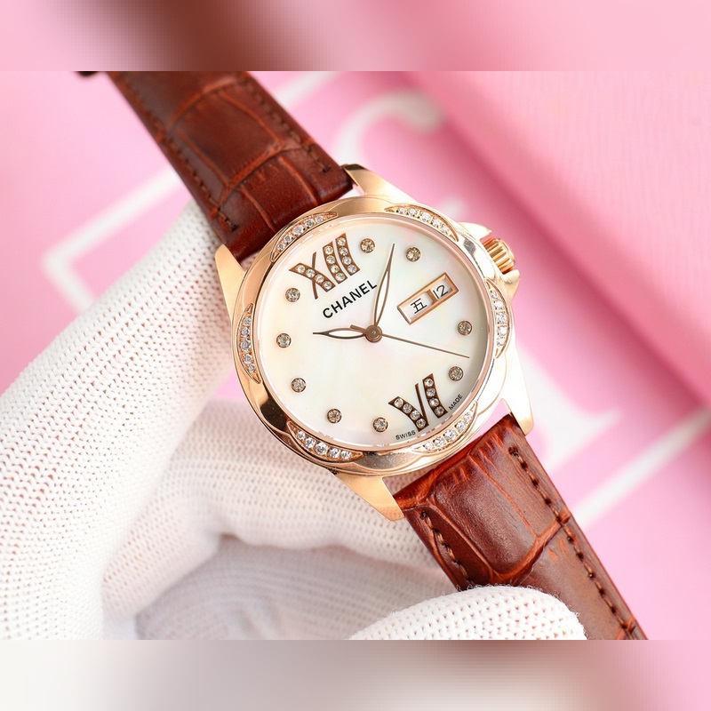 女款_香奈兒 女款 西鐵城機械腕表如期獻上。精、簡、薄是這款情侶的亮點所在。【機芯】