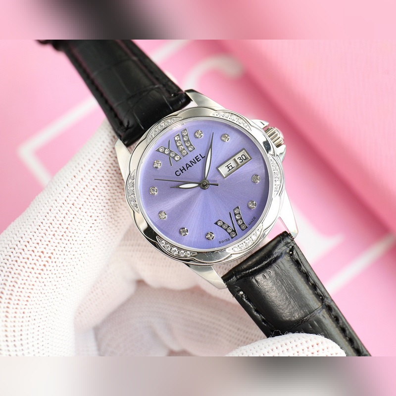 女款_香奈兒 女款 西鐵城機械腕表如期獻上。精、簡、薄是這款情侶的亮點所在。【機芯】