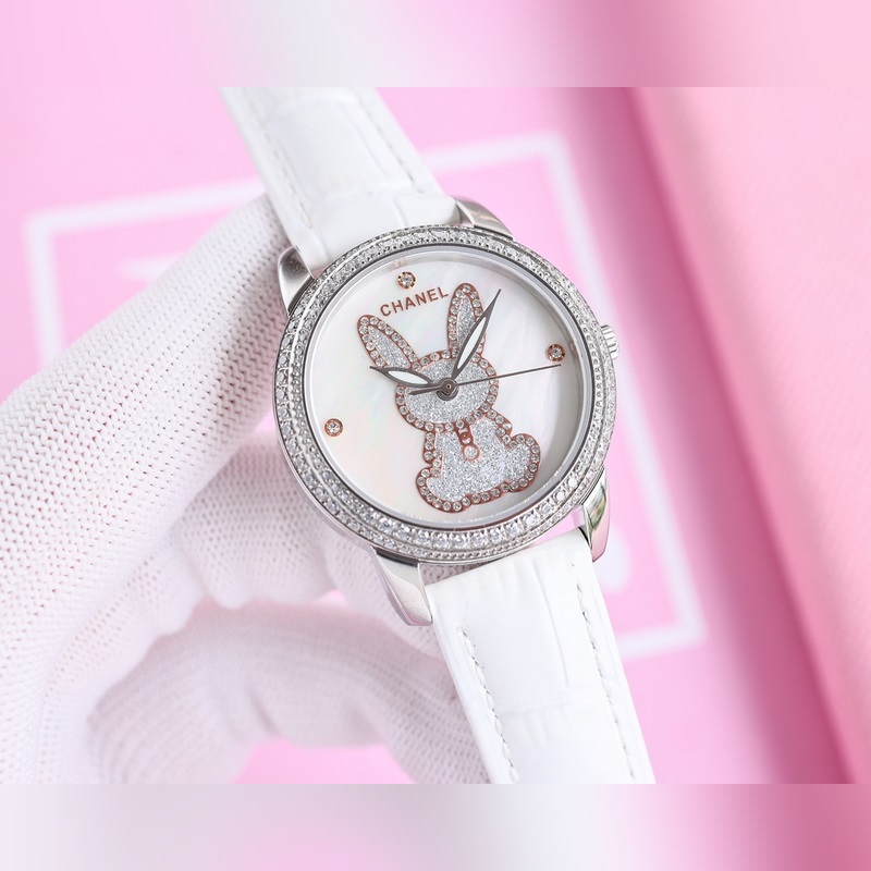 女款_香奈兒 女款 西鐵城機械腕表如期獻上。精、簡、薄是這款情侶的亮點所在?！緳C芯】