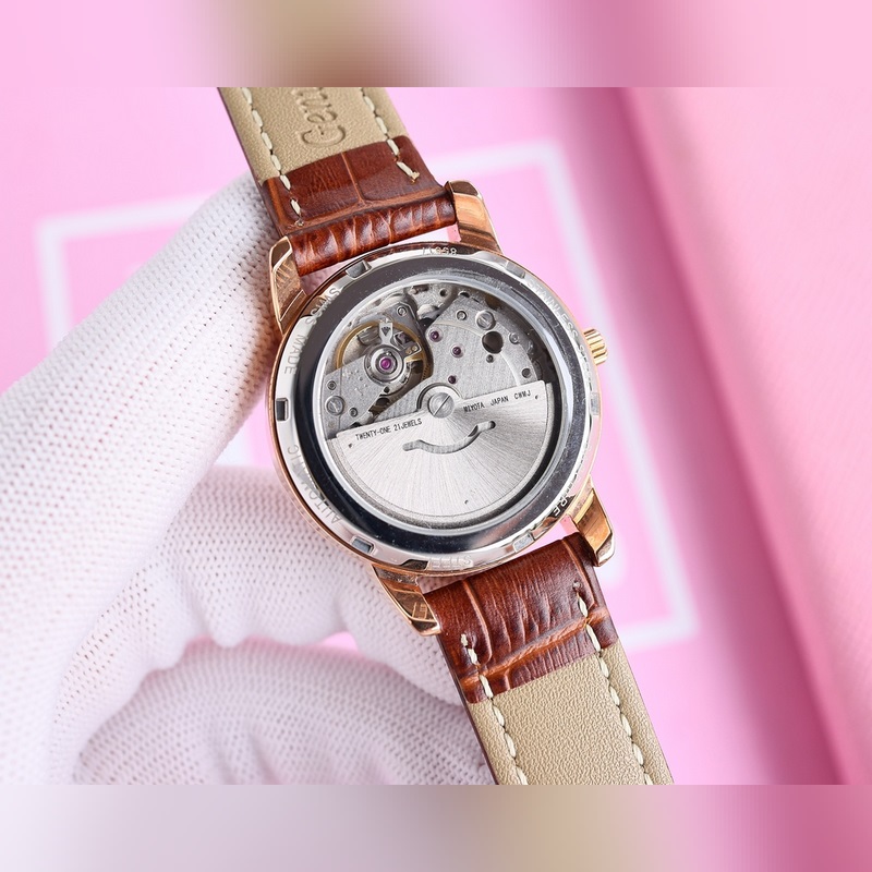 女款_香奈兒 女款 西鐵城機械腕表如期獻上。精、簡、薄是這款情侶的亮點所在?！緳C芯】