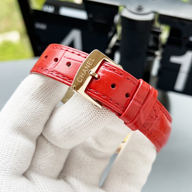 女款_香奈兒 女款 西鐵城機械腕表如期獻上。精、簡、薄是這款情侶的亮點所在?！緳C芯】