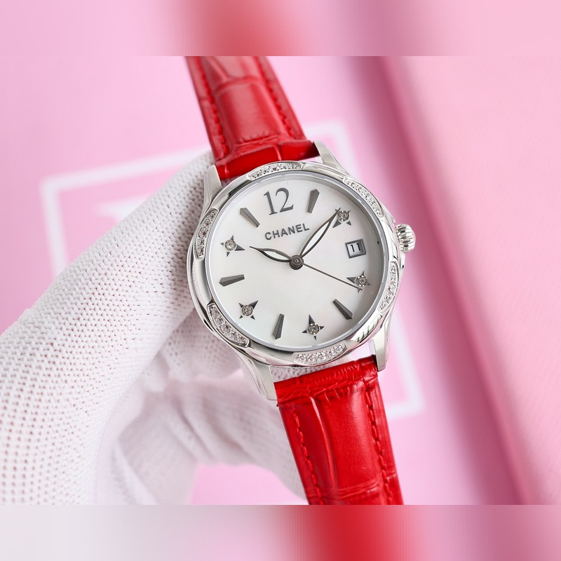 女款_香奈兒 女款 西鐵城機械腕表如期獻上。精、簡、薄是這款情侶的亮點所在。【機芯】