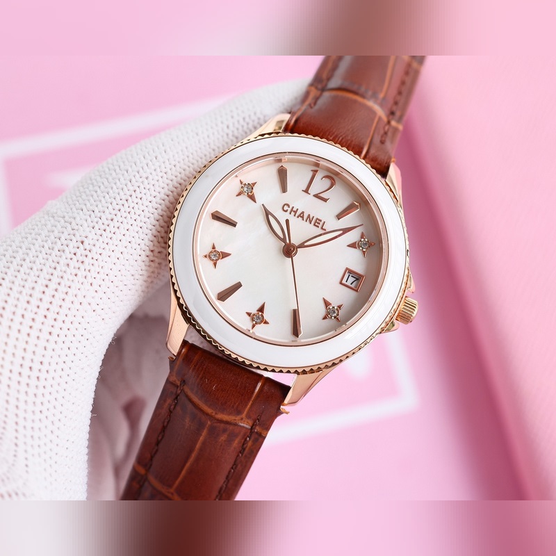 女款_香奈兒 女款 西鐵城機械腕表如期獻上。精、簡、薄是這款情侶的亮點所在。【機芯】