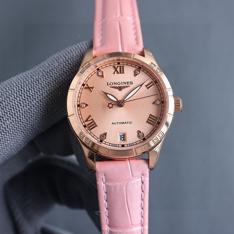 女款_情人節禮物最新力薦浪琴女款， 小紅書爆款，女裝腕表，青春年華，可以搭配更多顔色皮