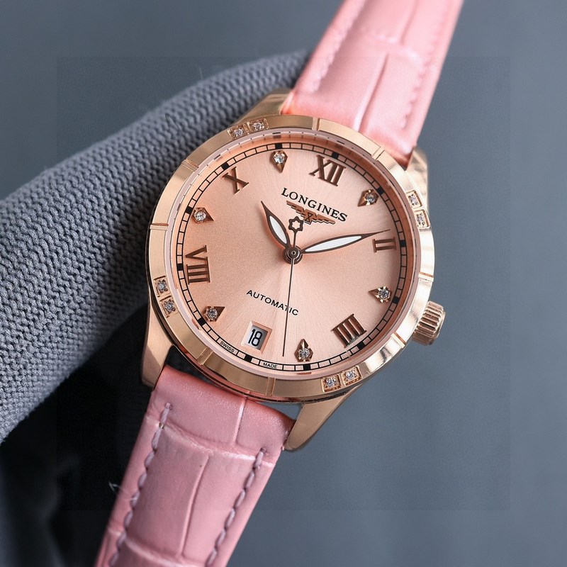 女款_情人節禮物最新力薦浪琴女款， 小紅書爆款，女裝腕表，青春年華，可以搭配更多顔色皮