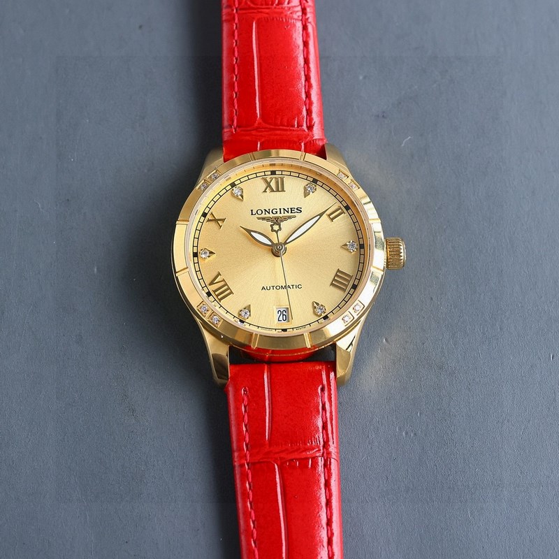 女款_情人節禮物最新力薦浪琴女款， 小紅書爆款，女裝腕表，青春年華，可以搭配更多顔色皮