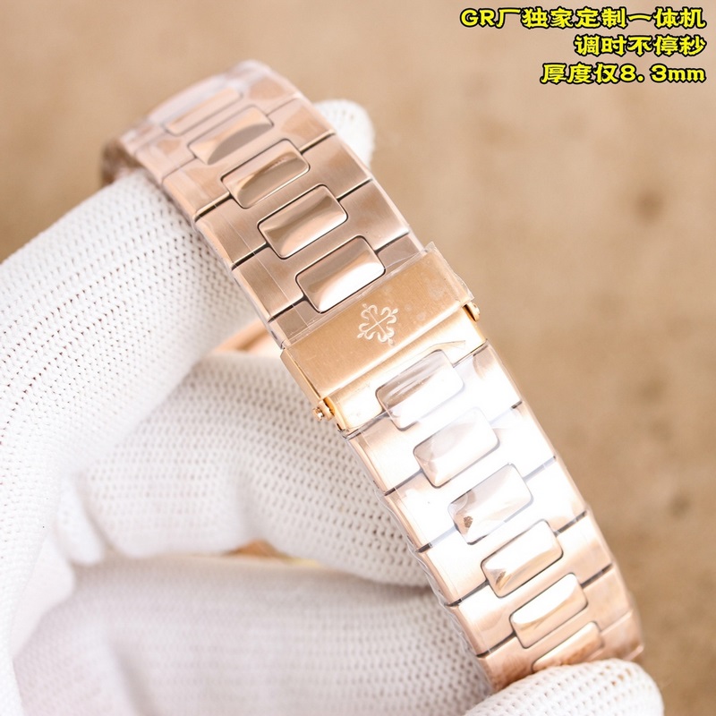 GR廠(chǎng)，期待已久得全紋金款式，定制一體機(jī)，厚度僅8.3mm，調(diào)時(shí)針不停秒，調(diào)時(shí)針