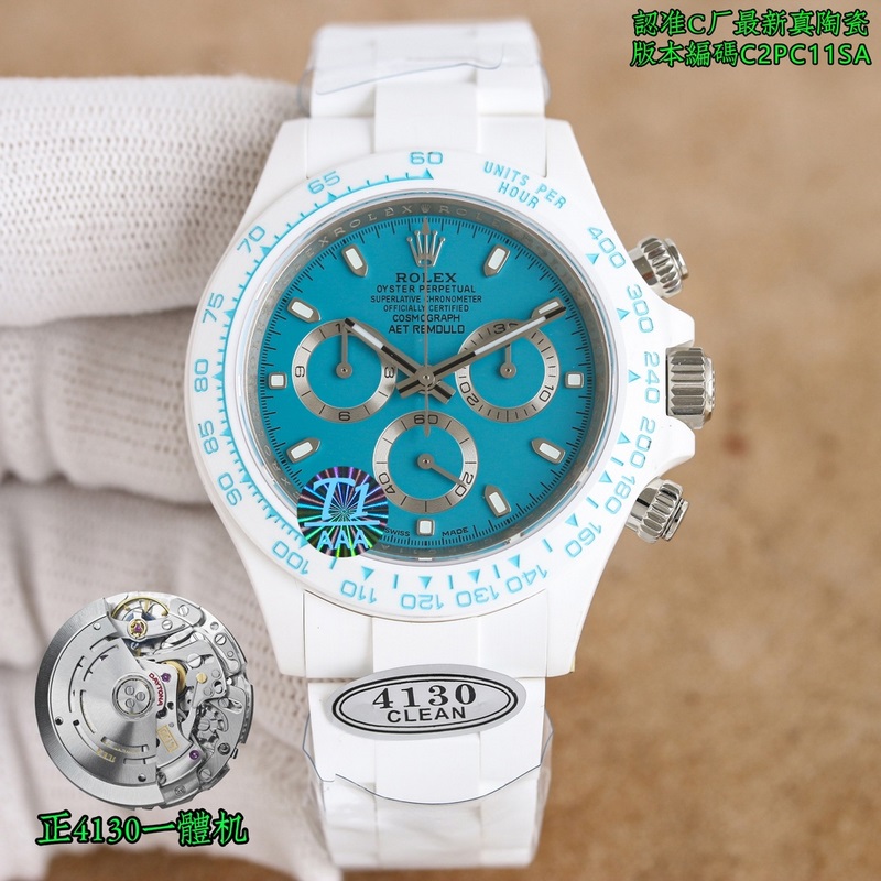 C廠/clean出品，必屬精品，（更新定制超強陶瓷一體材質，一體表殼，一體表扣，