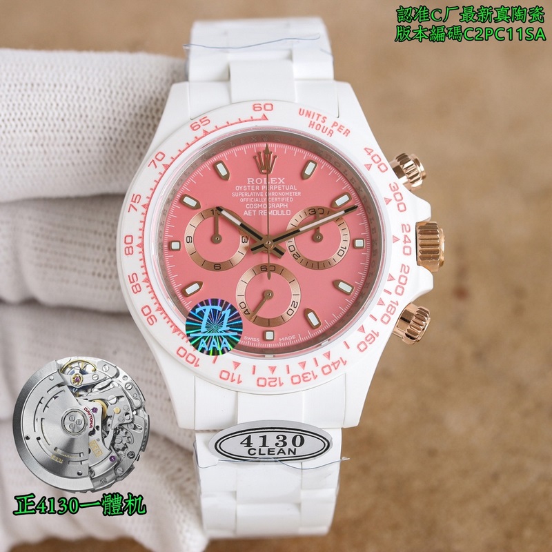 C廠/clean出品，必屬精品，（更新定制超強陶瓷一體材質，一體表殼，一體表扣，