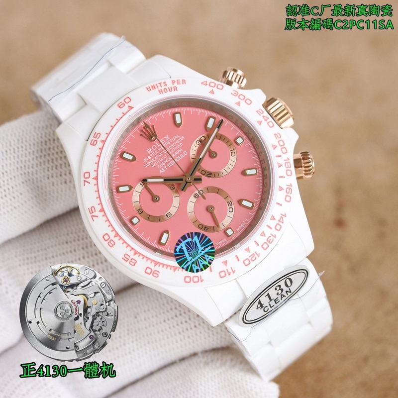 C廠/clean出品，必屬精品，（更新定制超強陶瓷一體材質，一體表殼，一體表扣，