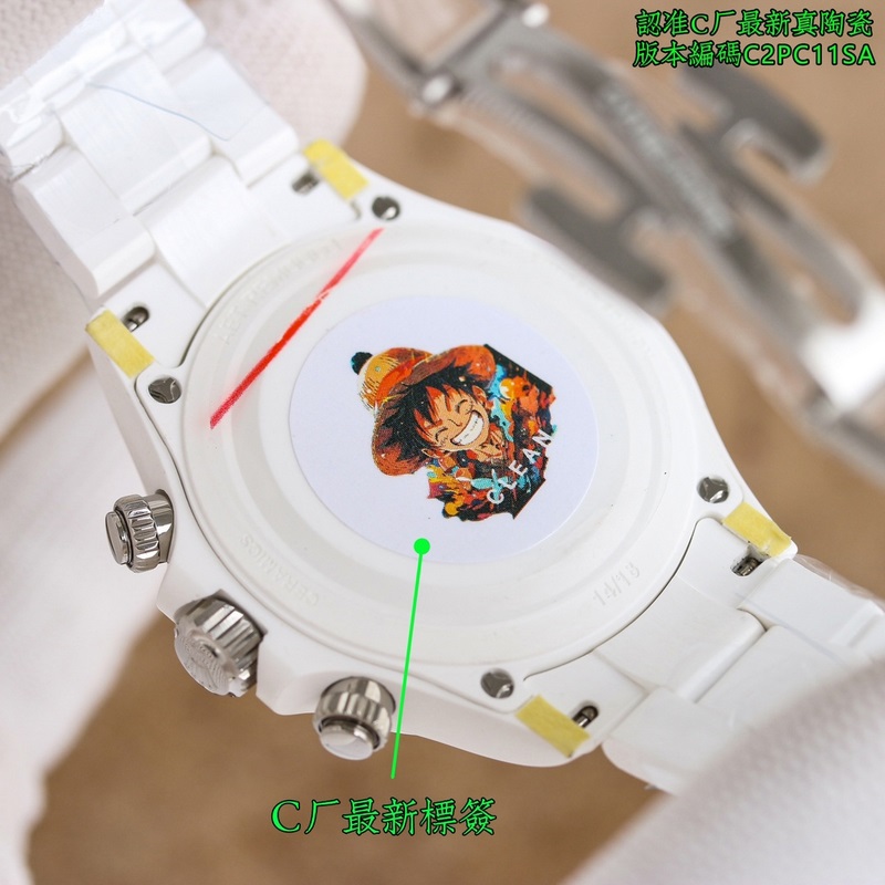 C廠/clean出品，必屬精品，（更新定制超強陶瓷一體材質，一體表殼，一體表扣，