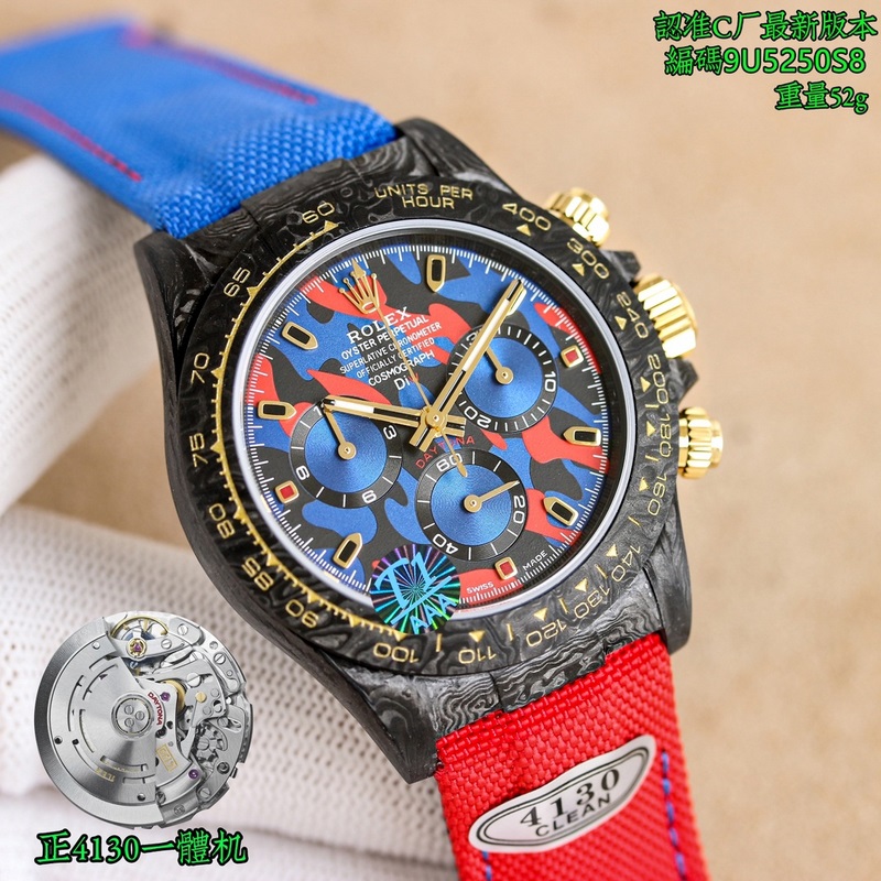 C廠/clean出品，必屬精品，（更新定制超輕碳纖維材質，一體表殼，一體表扣，讓