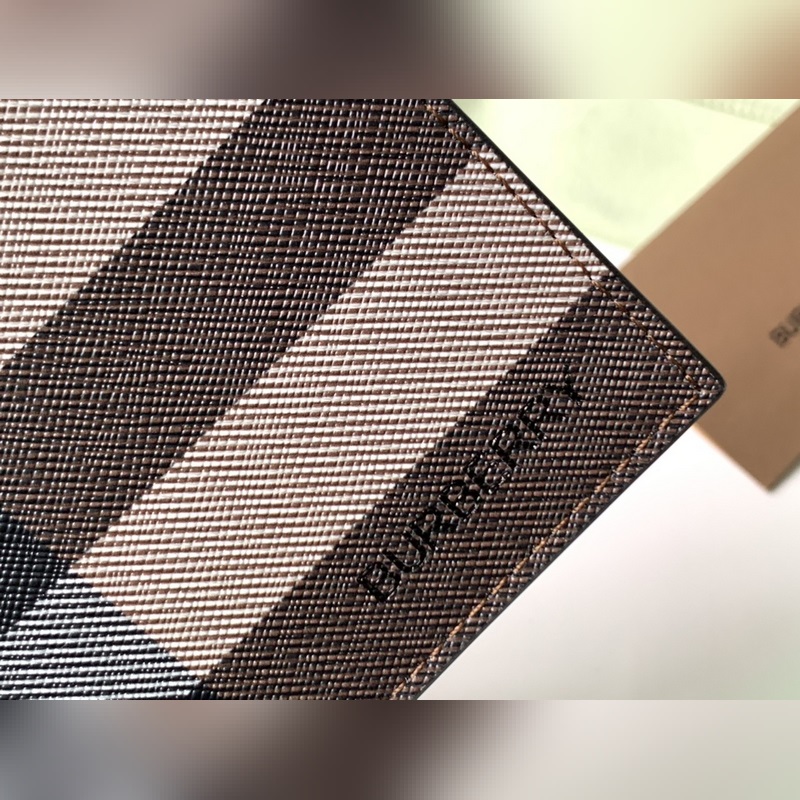 Vintage 格紋環(huán)保帆布兩折短夾 【B家】原單出品 ～～ 采用進口柔軟小牛皮