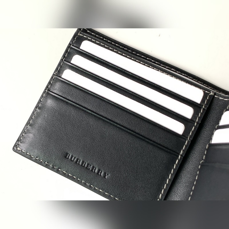 Vintage 格紋環(huán)保帆布兩折短夾 【B家】原單出品 ～～ 采用進口柔軟小牛皮