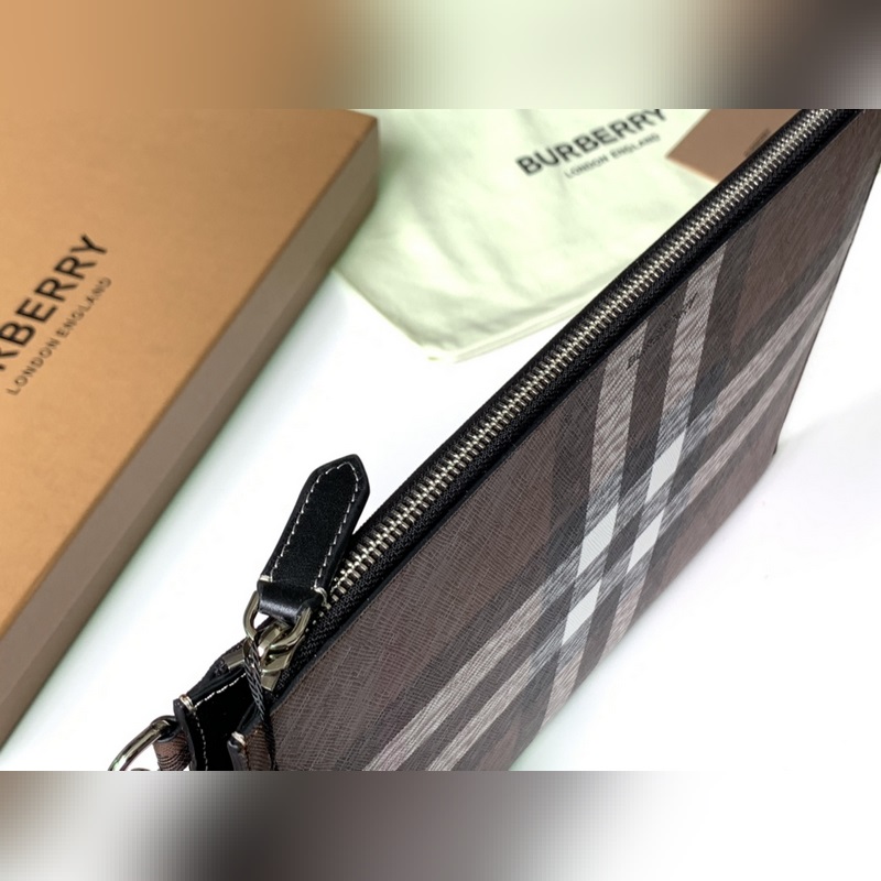 Vintage 大號格紋環保帆布拉鍊收納袋 【B 家】原單出品 ～～ 采用進口粒