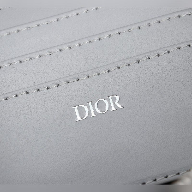 這款手拿包是 Dior 的一款主打單品。采用黑色 CD Diamond 圖案帆布