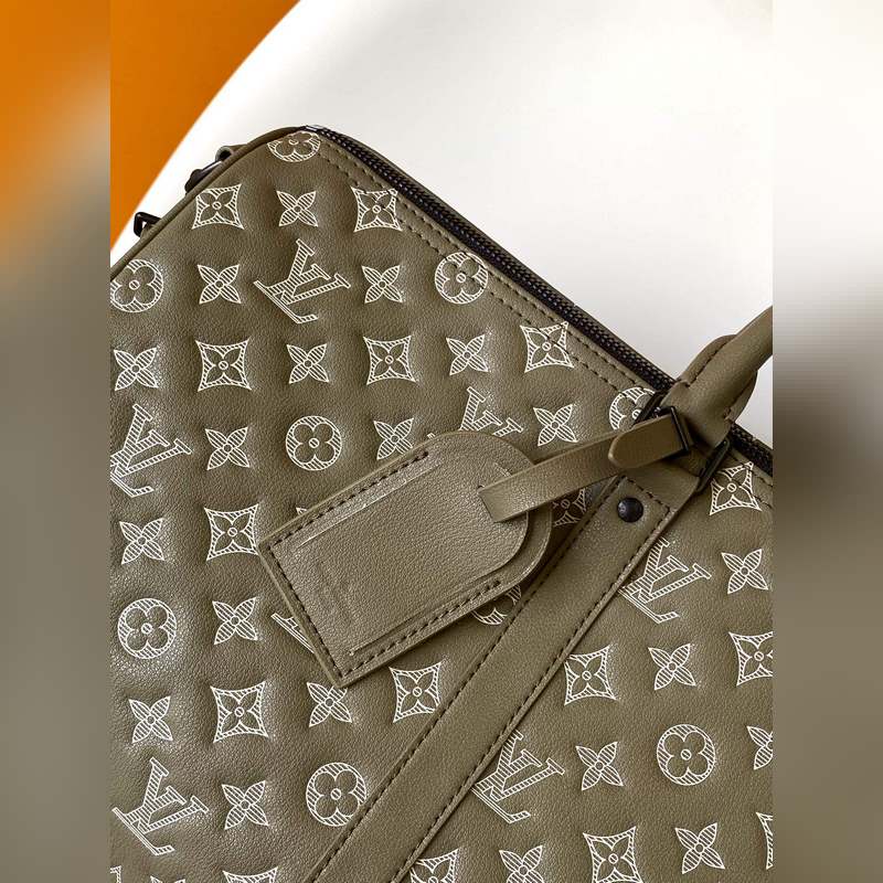 頂級原單動態芯片 M12504 這款Keepall 50旅行包小牛皮Monogr