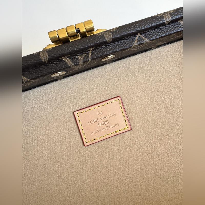 『動態芯片配專櫃包裝』 海外原單M20292老花杏色珠寶箱 首飾盒獨家實拍！ C