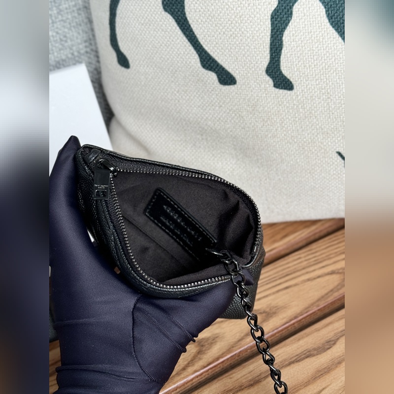 SAINT LAURENT球紋 牛皮mini 零錢包太美了 超愛 可放包裡 可