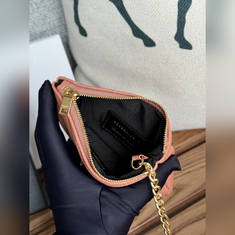 SAINT LAURENT球紋 牛皮mini 零錢包太美了 超愛 可放包裡 可