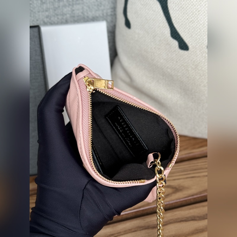 SAINT LAURENT球紋 牛皮mini 零錢包太美了 超愛 可放包裡 可