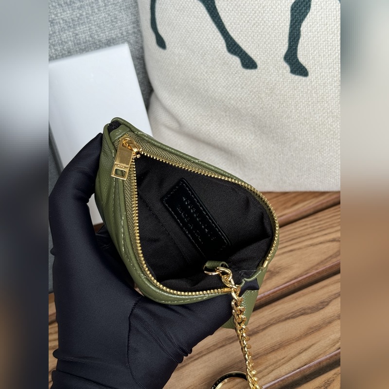 SAINT LAURENT球紋 牛皮mini 零錢包太美了 超愛 可放包裡 可