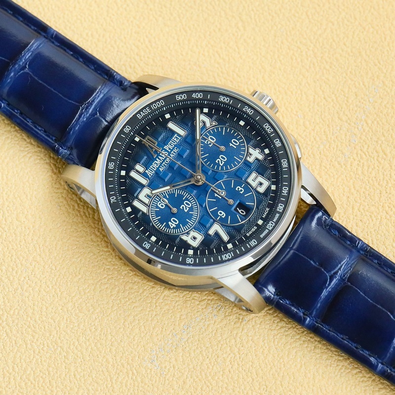 APF愛彼-AP，CODE11.59自動上鍊計時碼錶系列1 材料：316L精鋼2