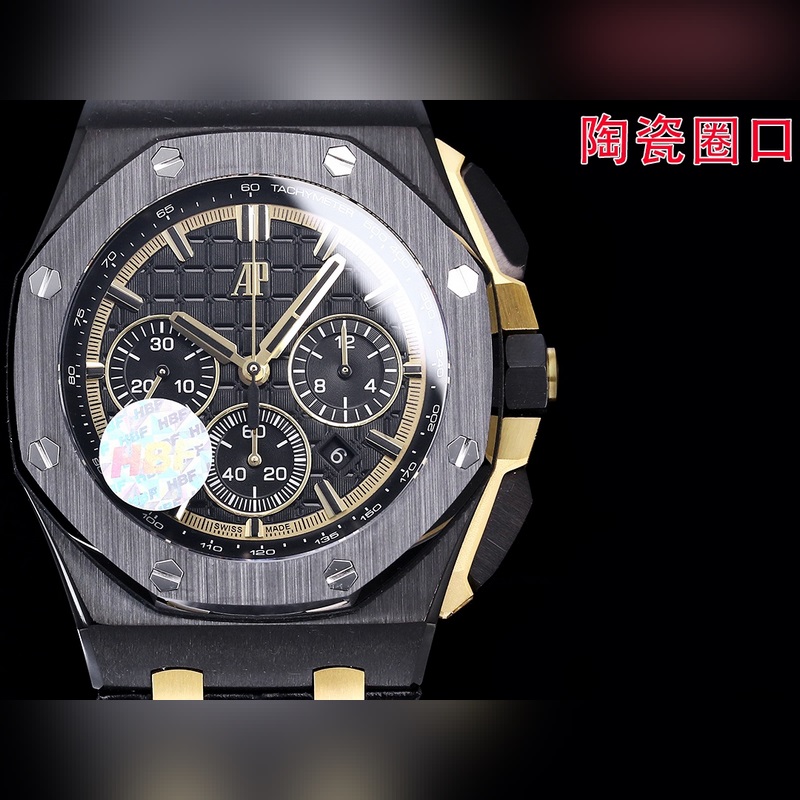 HBF 最新款愛彼，陶瓷圈口 版本 愛彼Audemars Piguet 皇家橡樹