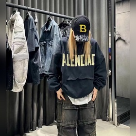 BALENCIAGA巴黎世家新款刺繡logo棒球帽，很酷的色系，男女佩戴都有不同