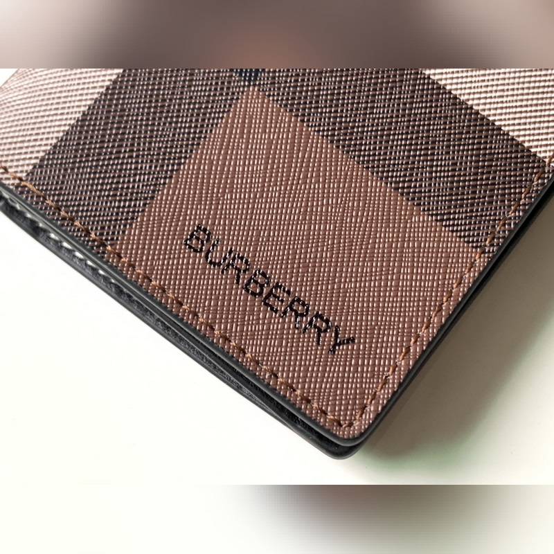 Vintage 格紋環保帆布長款錢夾 【B 家】原單出品 ～～ 采用進口柔軟小牛