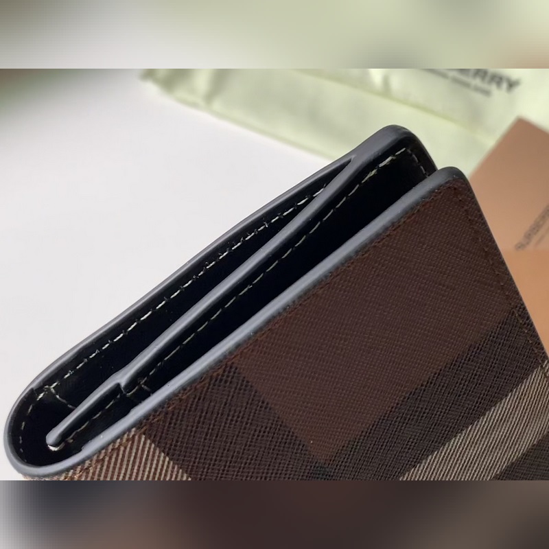 Vintage 格紋環保帆布長款錢夾 【B 家】原單出品 ～～ 采用進口柔軟小牛