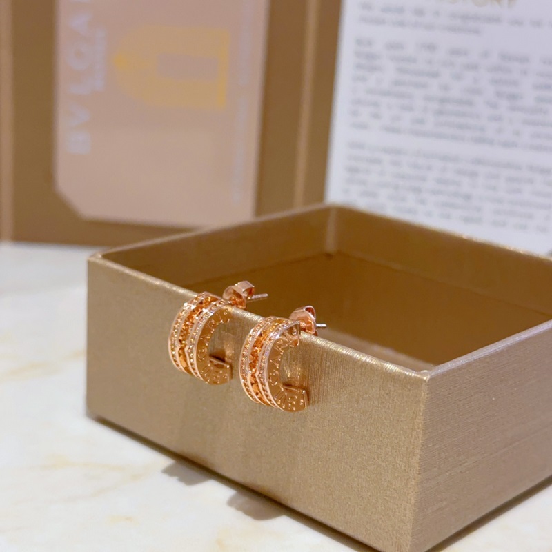 寶格麗耳釘BVLGARI New寶格麗B.zero 1rock系列鉚釘 陶瓷邊