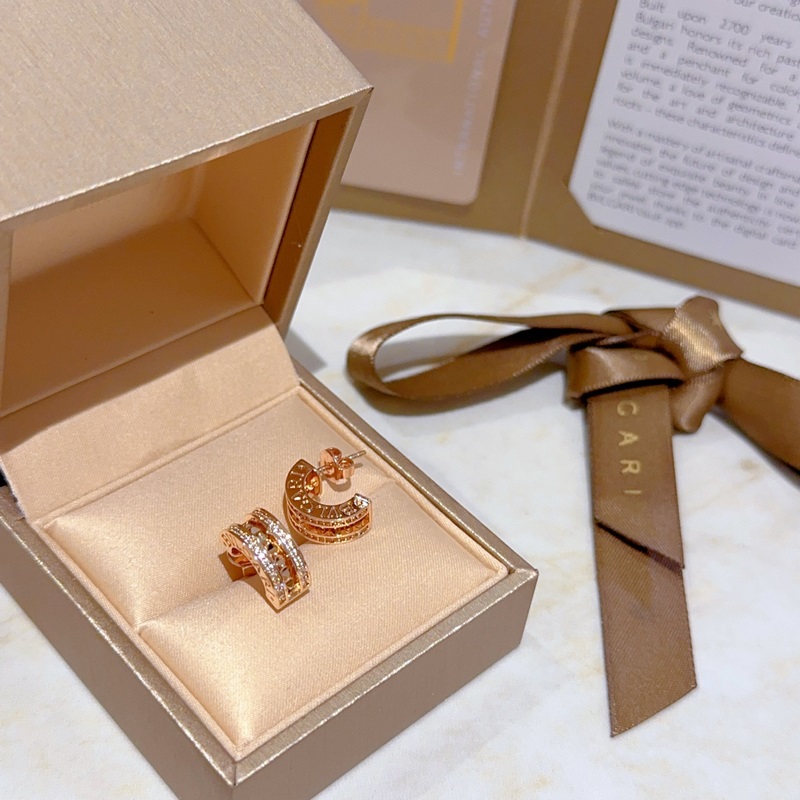 寶格麗耳釘BVLGARI New寶格麗B.zero 1rock系列鉚釘 陶瓷邊