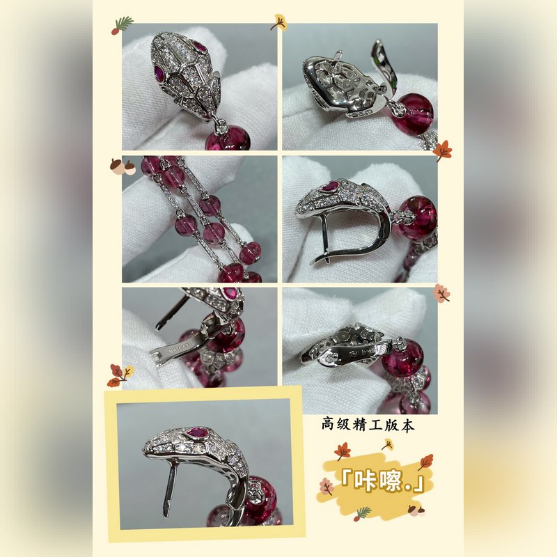 衆(zhòng)網(wǎng)紅佩戴，寶格麗多多蛇流蘇耳環(huán) 衆(zhòng)明星愛戴 打造 時(shí)尚高級(jí)精品 寶格麗奢侈品蛇