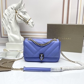 BVLGARI serpenti Cabochon 系列  優(yōu)雅進口牛皮 柔滑