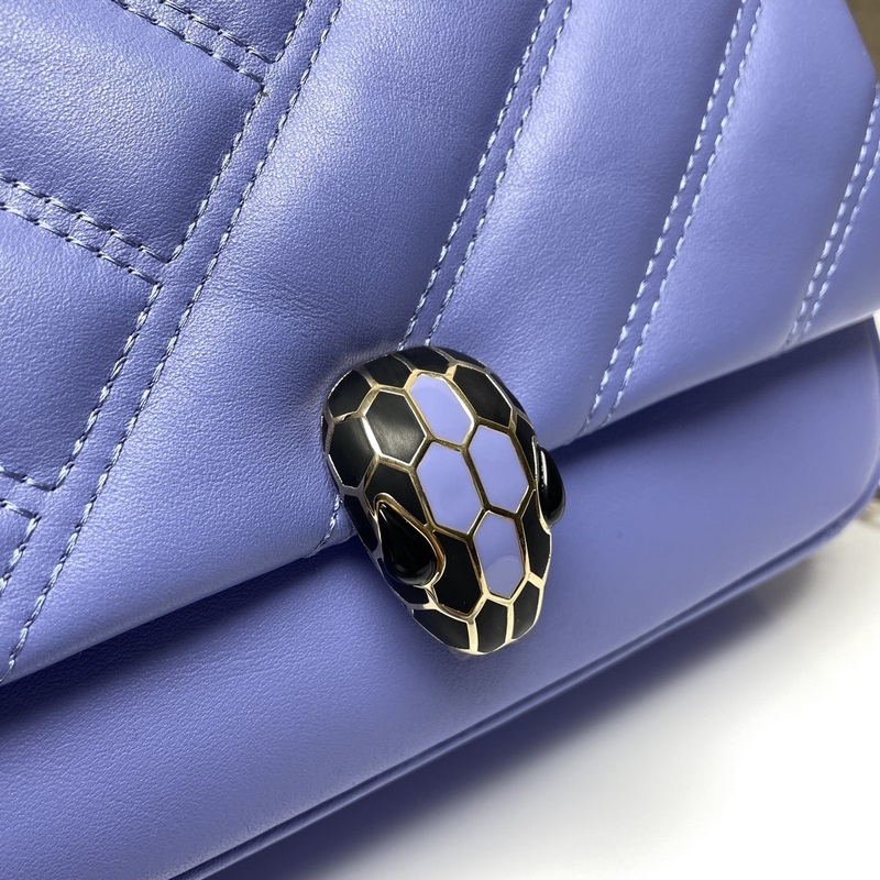 BVLGARI serpenti Cabochon 系列  優(yōu)雅進口牛皮 柔滑