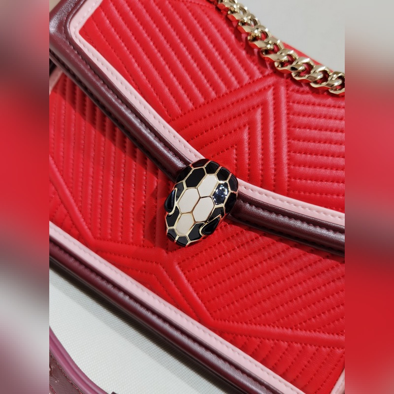 2018專櫃新型蛇頭包 蛇形繡線限定款 寶格麗 Bvlgari Serpenti