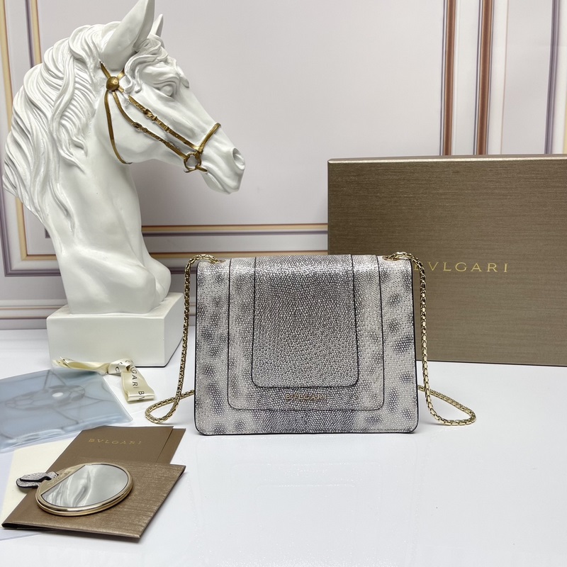 BVLGARI2019年早春限量新款-水蛇皮款都出貨啦 銀白色超級好看，銀白色的