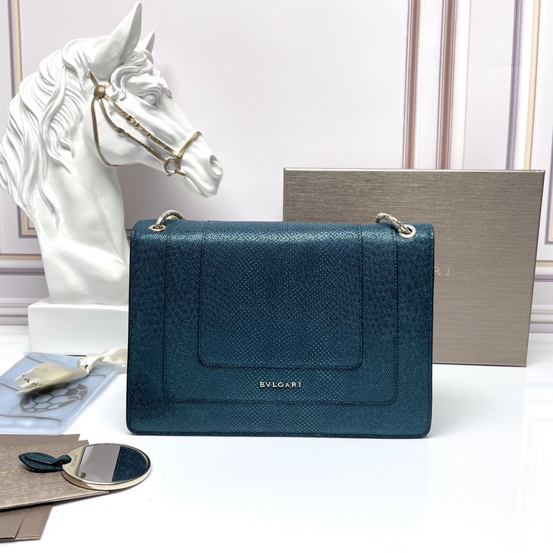 Bvlgari 2019年最新限量款-水蛇皮蛇頭包包首發上市 這款皮的質感非常的