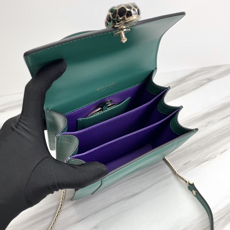 18cm三層【Bvlgar1】寶格專櫃最新配色，限量款 風琴包，B286999，