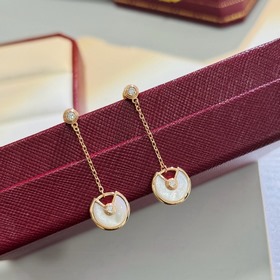 卡地亞CNC護身符耳環，Amulette de Cartier珠寶，真金定制最多