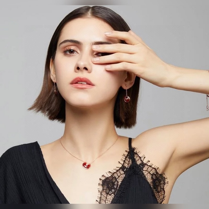 卡地亞CNC護身符耳環，Amulette de Cartier珠寶，真金定制最多