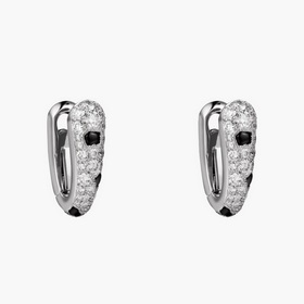 V金材質 7670190 卡地亞U形斑點耳夾，每個産品老師傅精雕細刻 呈現出最完