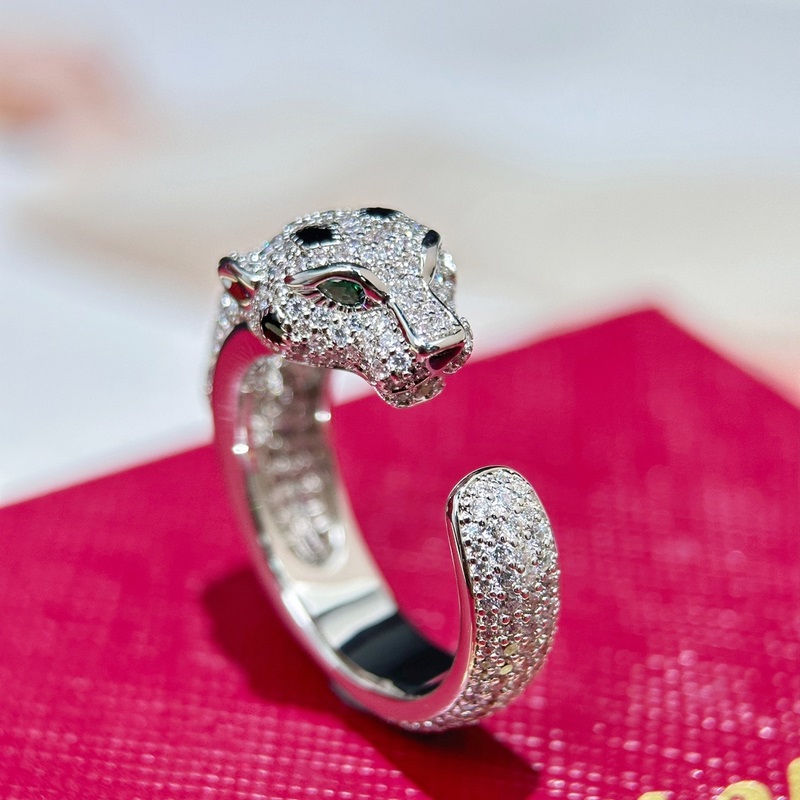 CNC版本  一比一精工版本 編碼戒指 配送全套卡地亞包裝 卡地亞經(jīng)典款滿