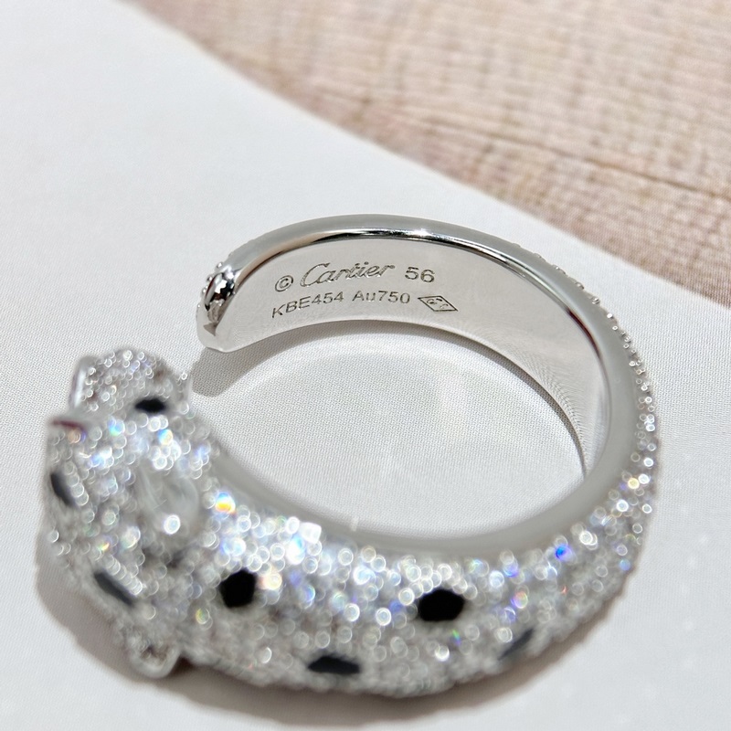 CNC版本  一比一精工版本 編碼戒指 配送全套卡地亞包裝 卡地亞經(jīng)典款滿