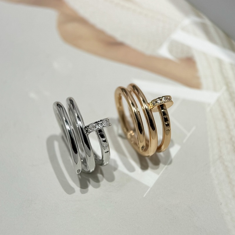 新品  一比一精工版本 配送全套卡地亞正品包裝 卡地亞Cartier三圈釘