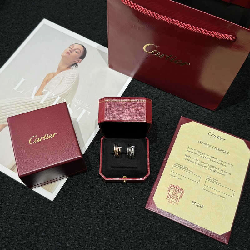新品  一比一精工版本 配送全套卡地亞正品包裝 卡地亞Cartier三圈釘